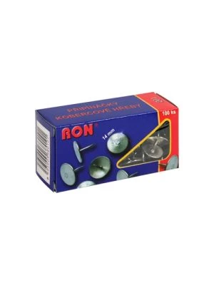 Pripináčiky RON 201, 100ks/bal, 14mm kobercové