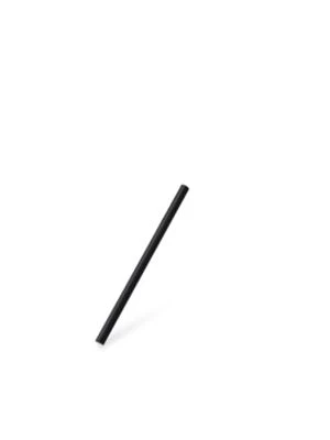 Slamka papierová čierna `JUMBO` Ø8mm x 15cm [100 ks]