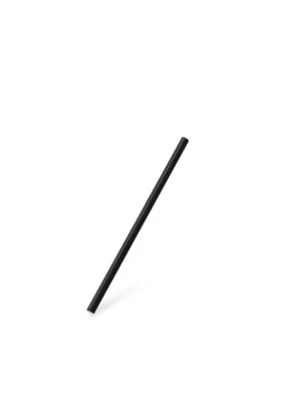 Slamka papierová čierna `JUMBO` Ø8mm x 20cm [100 ks]