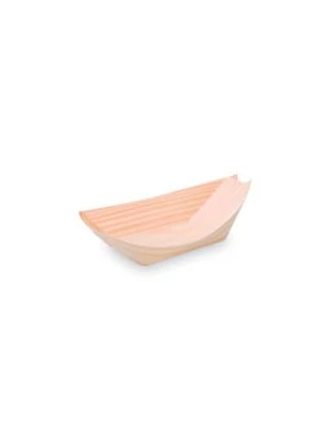 Fingerfood miska drevená lodička 13 x 8 cm [100 ks]