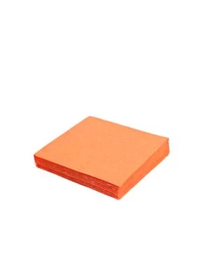 Obrúsok (PAP-FSC Mix) 3vrstvý oranžový 33 x 33 cm [250 ks]