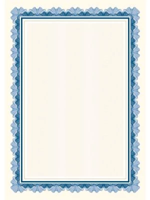 Galeria Papieru diplomy Falbala modrá 170g, 25ks