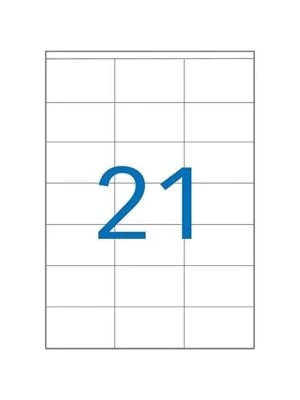 Etikety laser 70x42mm Agipa A4 100 hárkov