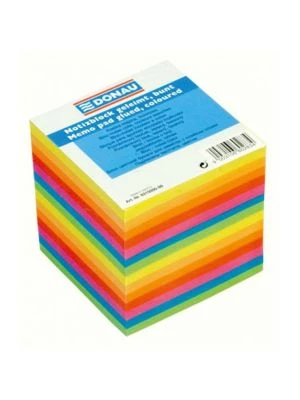 Bloček kocka lepená 90x90x90mm farebná