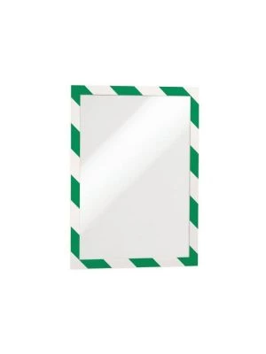 Samolepiaci Duraframe Security A4, zeleno-biely, bal.2 ks
