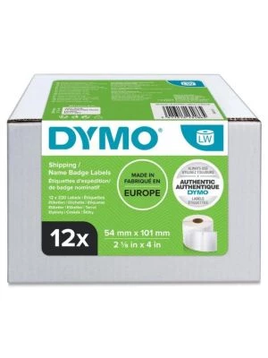 Samolepiace etikety Dymo LW 101x54mm menovky balíky biele 2640ks