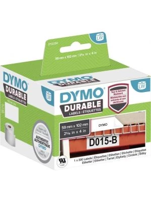 Samolepiace etikety Dymo LW 102x59mm polypropylénové s ochrannou vrstvou biele