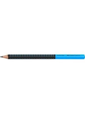 Ceruzka Grip Jumbo/HB Two Tone čierna/modrá 12ks