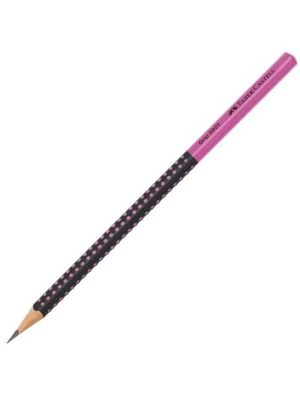 Ceruzka Grip 2001/HB Two Tone čierna/ružová 12ks