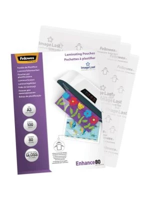 Laminovacie fólie Fellowes 303x426 /A3/ 80mic
