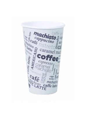 Papierový pohár 400ml Coffee to go s motívom 50ks