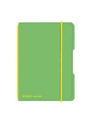 Zošit Herlitz my.book Flex A6 40 listov štvorčekový PP zelený