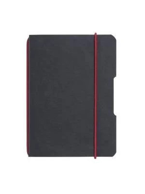 Zošit Herlitz my.book Flex A4 40 listov štvorčekový čierna koženka