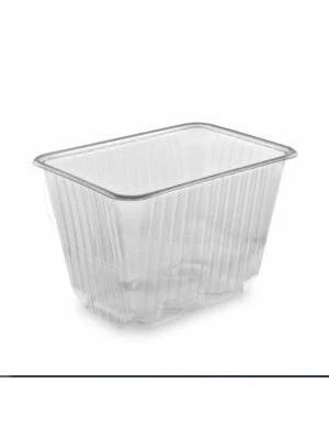 Vanička hranatá priehľ. PP 2000ml (50ks)