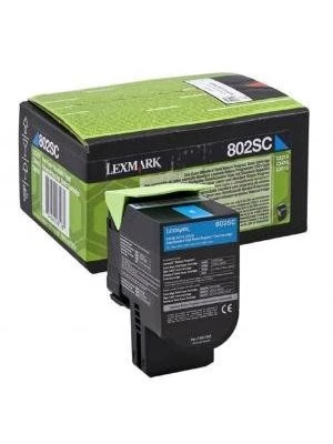 Toner Lexmark 802SC pre CX310/CX410/CX510 cyan (2.000 str.)