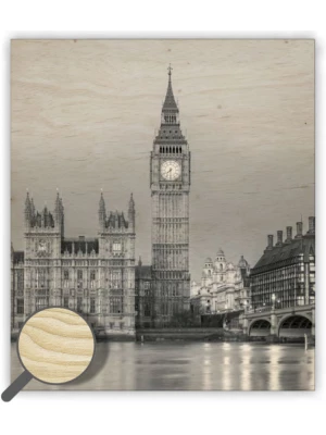 Drevený obraz Big Ben