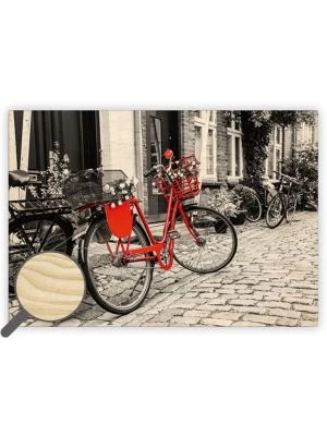 Drevený obraz Bicycle