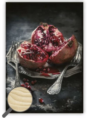 Drevený obraz Food Art