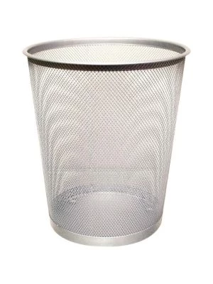 Drôtený kôš 19l strieborný