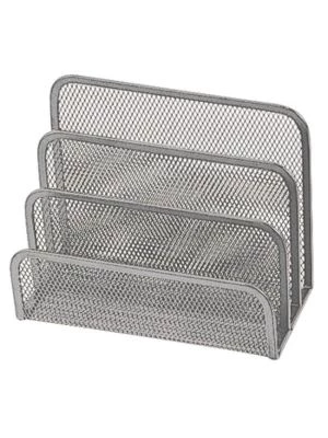 Drôtený stojan na listy 170x135x83mm strieborný
