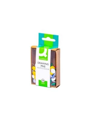 Pripináčiky Q-Connect 9mm mix farieb 120ks