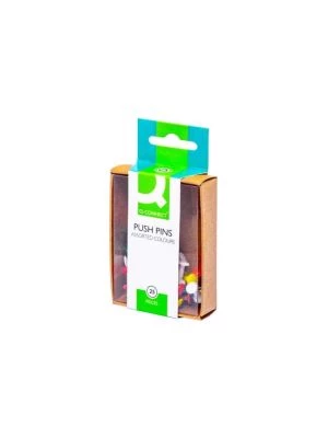 Napichovacie špendlíky Q-Connect mix farieb 25ks