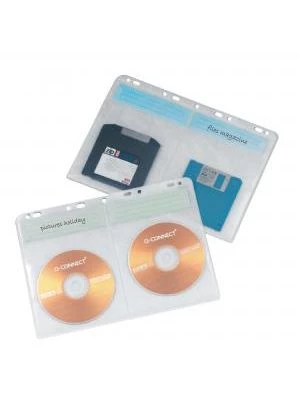 Obaly na archiváciu CD/DVD Q-CONNECT 10ks