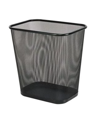 Drôtený kôš 13l hranatý čierny