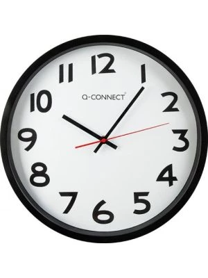 Nástenné hodiny Q-Connect 35cm čierne
