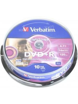 Verbatim DVD+R 16x cake10