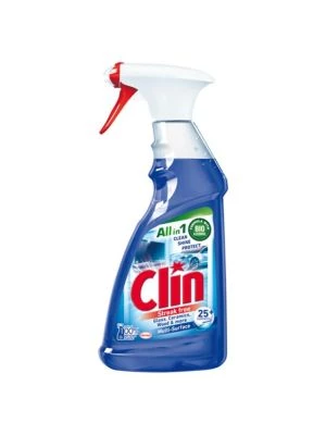 Clin na okná a sklo s rozprašovačom 500 ml - modrý