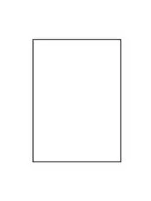 Etikety polyesterové 210x297mm APLI 20 hárkov