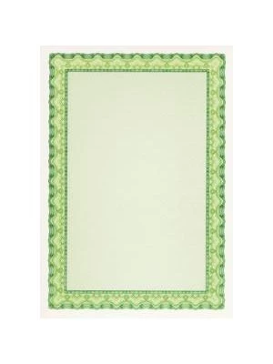 Certifikačný papier APLI A4 zelený 115g 25 hárkov
