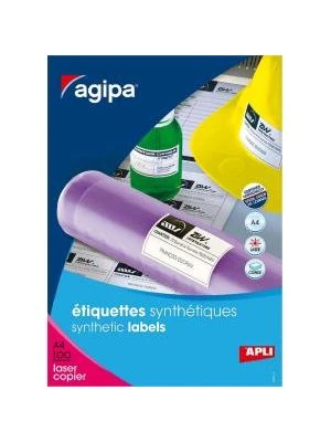 Etikety polyesterové 210x297mm Agipa 100 hárkov