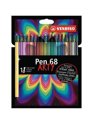 Sada popisovačov STABILO Pen 68/18S `ARTY`