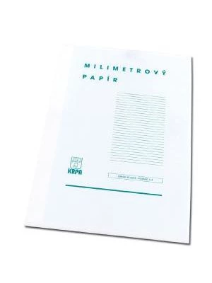 Milimetrový papier A4, bal. 50 ks