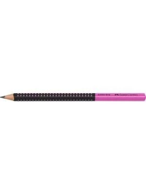 Ceruzka Grip Jumbo/HB Two Tone čierna/ružová 12ks