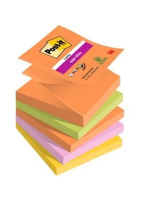 Z-bločky Post-it Super Sticky BOOST, veľkosť 76x76 mm, 5 bločkov po 90 lístkov