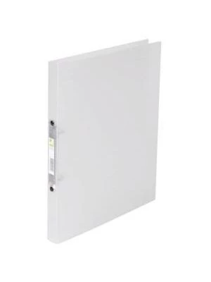 Zakladač 2-krúžkový Q-Connect celoplastový 1,6cm transparentný mliečny
