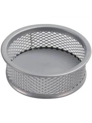 Drôtený stojan na kancelárske spony 90x32mm malý strieborný