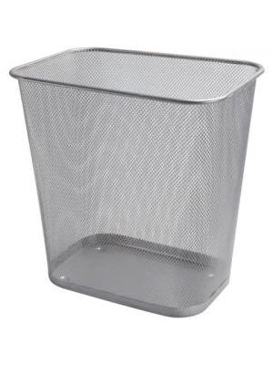 Drôtený kôš 13l hranatý strieborný