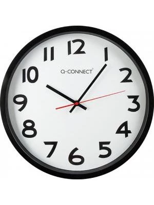 Nástenné hodiny Q-Connect 35cm čierne