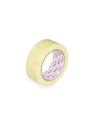 Lepiaca páska krepová, žltá 50mx38mm