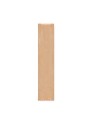 Papierové vrecko s bočným skladom hnedé 12+5 x 59 cm `Baguette` 1000 ks
