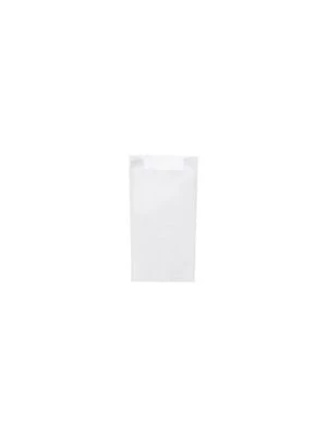 Papierové vrecko s bočným skladom biele 10+5 x 22 cm `0,5kg` 1000 ks