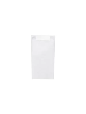 Papierové vrecko s bočným skladom biele 14+7 x 29 cm `1,5kg` 1000 ks