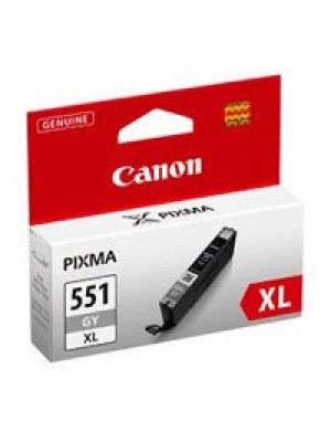 Atramentová náplň Canon CLI-551 GY pre MG 5450/6350/iP7250 grey XL (500 str.)