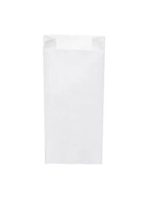 Papierové vrecko s bočným skladom biele 20+7 x 45 cm `5kg` 1000 ks