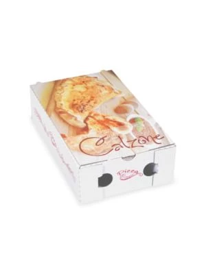 Krabica na pizzu z vlnitej lepenky Calzone 28 x 17 x 7,5 cm 100 ks