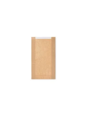 Papierové vrecko s okienkom 13cm 18+6 x 32 cm 1000 ks
